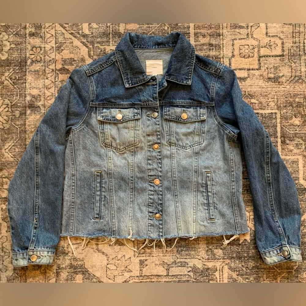 A Loves A Blue Jean Denim Jacket Women’s Size Medium